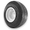 Rubbermaster - Steel Master Rubbermaster 18x8.50-8 4 Ply Sawtooth Tire and 5 on 4.5 Stamped Wheel Assembly 599001 - alternate 2
